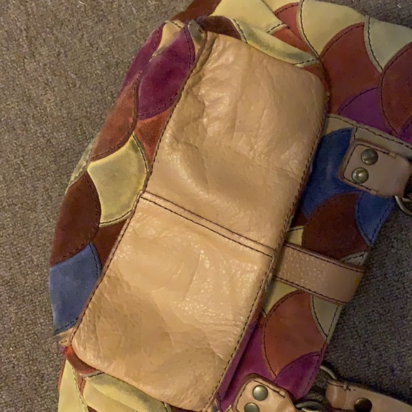 Lucky Brand Suede bag, Leather Handles - Picture 3 of 8